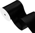 Black Satin Ribbon 4 inch X 15 Yards Polyester Ribbon for Gift Wrapping Very Suitable for Weddings Party Hair Bow Invitation Decorations and More