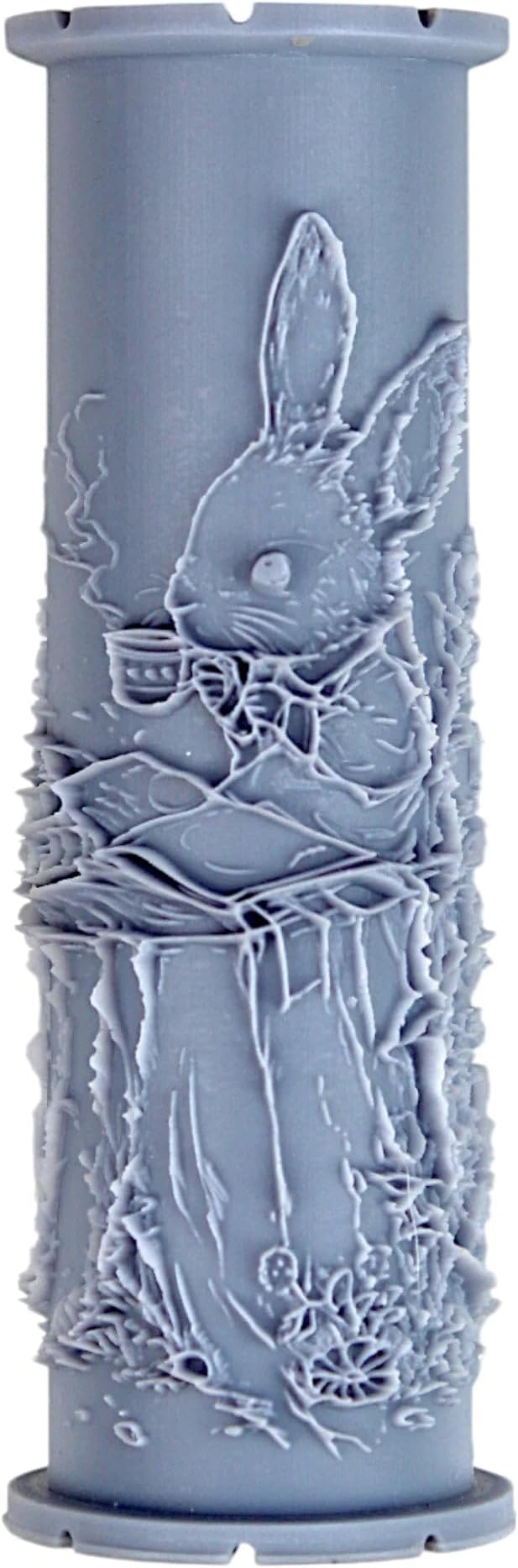 Bunny Clay Texture Roller (4") - Storybook Set #01 - Embossing Pattern Roller for Polymer & Ceramic Clay, Pottery & Crafts