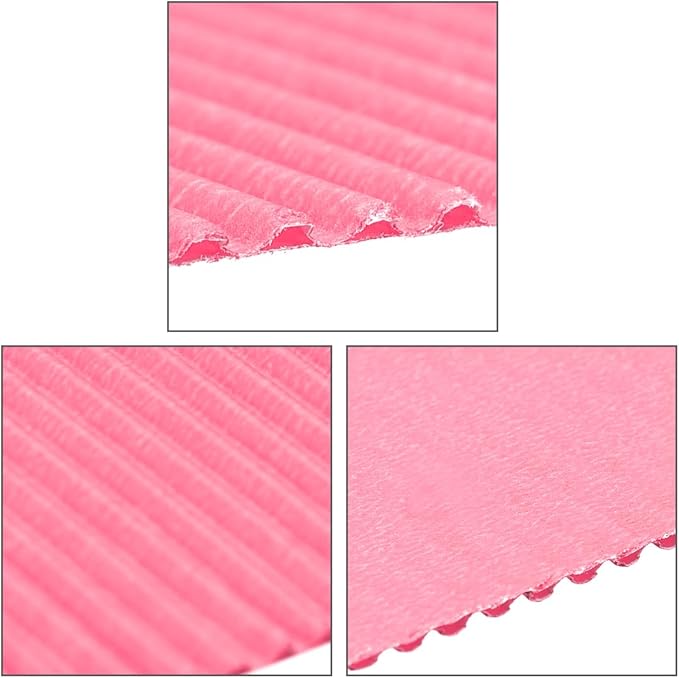 uxcell 10pcs Corrugated Cardboard Paper Sheets,Pink,7.87-inch x 11.81-inch,for Craft and DIY Projects