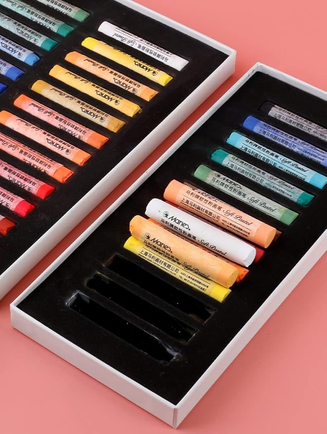 YYMIYU Soft Color Chalk Pastels for Professional Artist 12 Colour