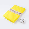 5 Yard Bright Yellow Cotton Fabric, Natural Cotton Poplin Fabric by The Yard, 59 Inches Wide 100% Cotton Fabric, Soft Embroidery Muslin Quilting Material for Sewing Material Apparel Cloth