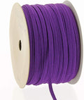 1/8" Width Skinny Elastic Band - Braided Cord - Purple 25 Yards - USA Warehouse