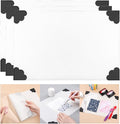 BAOFALI 3Pcs/Set Non-Stick Craft Mat; Heat Resistant Media Surface Mat with Weighted Reinforced Corners for All Stamping, Ink Blending, Stenciling Scrapbooking Craft Projects (15.75x10.24inch)
