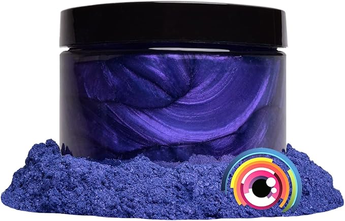 Eye Candy Pigments Premium Purple Mica Powder - Purple Jam (25gr) - for Epoxy, Resin, Soap, Paint, Woodworking, Acrylic Pouring, Bath Bombs, Fishing Lures - DIY Arts and Crafts Additive