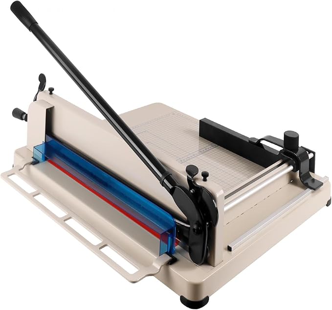 Professional Paper Cutter, 12" Guillotine Paper Cutter, 400 Sheet Capacity, Industrial A3 Paper Trimmer for Cardstock and Crafts (A3)