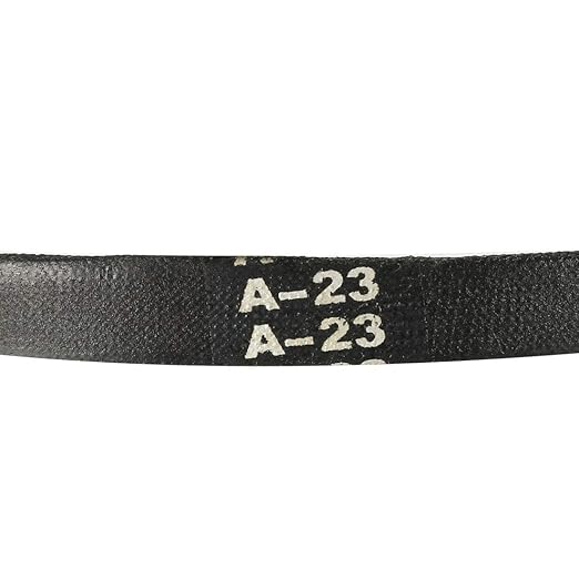 uxcell A23 Drive V-Belts 23" Inner Length 13mm Width 8mm Thick JIS Standard A-Section Rubber Drive Transmission Belt