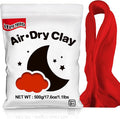 Ifergoo Red Air Dry Modeling Clay- Moldable Cosplay, Air Dry, Squishy Molding Clay for Adult Arts & Craft Project, Fake Bake, Slime Supplies, 1.1LBS/500G