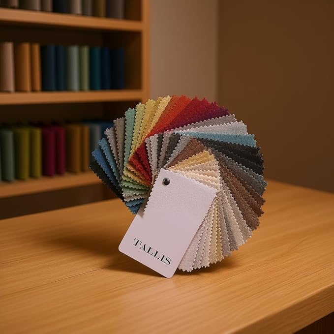 ChadMade Tallis Series Flax Textured Fabric Swatches Sample Book