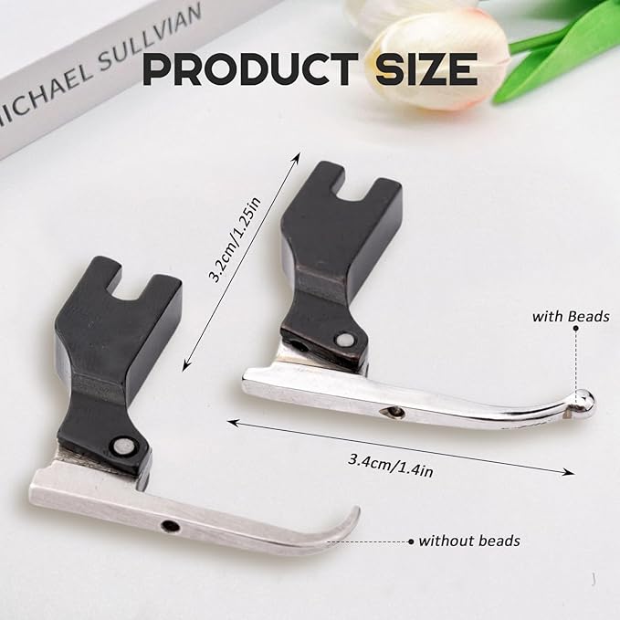 P369 New Bead Sequin Special Presser Foot Wedding Dress Bead Fabric, Sequin Bead Presser Foot(with Beads)