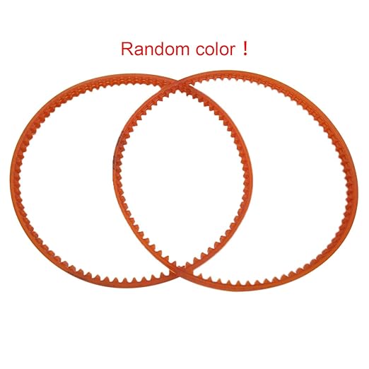 CKPSMS Brand - 2PCS Sewing Machine Motor Belts with The Perimeter 14 5/8 inch (370mm) and The Width just Short of 1/4 inch (6 mm) Compatible with/Replacement for Kenmore Brand 158.220,158.480,158.950