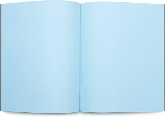 KOALA TOOLS | Dot Grid Graph Paper Notebook (1 Unit) | 7.75" x 9.75" Dotted Grid Quadrille 0.25" - Kraft Soft Cover with Light Blue-Tint Paper
