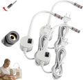 Magnetic Positioning Quilting Light for Sewing Machine, Magnetic Sewing Machine Light, Adjustable Magnetic Attachment, Sewing Light Guide for Straight Stitching, for Sewing (3Pcs*Mix, Plug model)