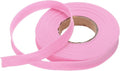 MECCANIXITY 1/2 Inch Single Fold Bias Tape Polyester Continuous Bulk Bias Tape for Sewing,Seaming Quilting Hemming Binding Crafts (Pink 10 Yards)