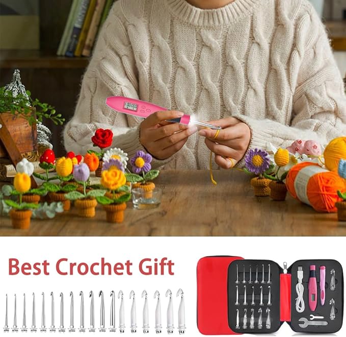 Automatic Counter Crochet (Crochet Suits in 18 Sizes)