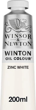 Winsor & Newton Winton Oil Color, 200ml (6.75-oz) Tube, Zinc White