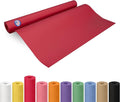 24" x 1200" (100 feet) Red Kraft Paper Roll - USA-Made Quality Craft Paper for Gift Wrapping, Kids' Arts & Crafts, School Projects - Natural Material 50lb Thickness by IDL Packaging