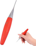 Crochet Hooks 2mm Crochet Hook Soft Lightweight Wood Ergonomic Handle and Stainless Steel Crochet Needles Tip (2 mm-B)
