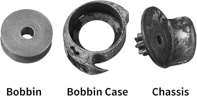 5 Sets Shoe Mending Machine Shuttle Bobbins and Bobbin Cases for Shoe Sewing Machine Parts