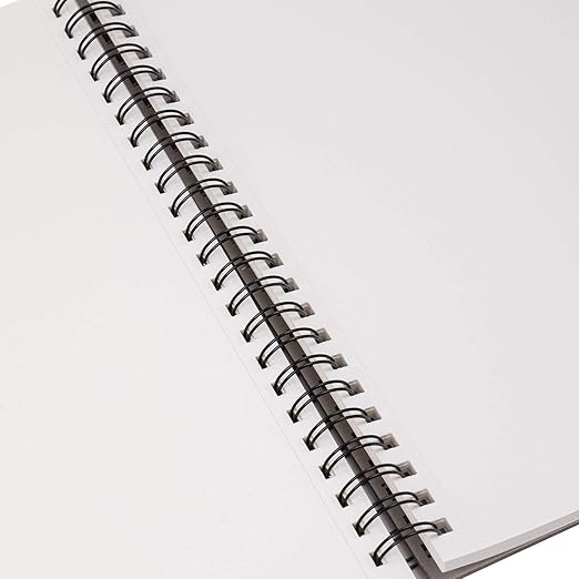 Amazon Basics Sketch Pad for Artists, 67 lb. / 100 gsm, 100 Sheets, 9"x12", White