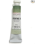 L'oeil (Genuine Minerals) Professional Artist Grade Extra Fine Handmade Watercolor 15ml Paint Tube, 5 Fl Oz, Natural Granulation, Rich Colour Luminosity, Lightfast Non-fading, Archival Quality (Serpentine Jade)