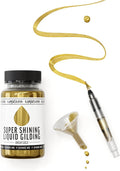 Liquid Gold Leaf Paint - Alcohol Based Fast Drying Bright Gold Liquid Leaf, 3.38 fl oz (100 ml)