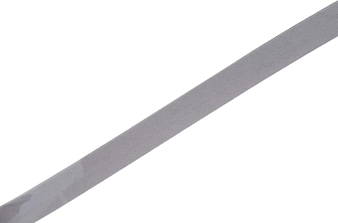 Mandala Crafts 55 Yards 1/4 Inch Gray Double Fold Bias Tape for Sewing - Bias Binding Tape for Quilting Binding, Hemming, Seam, and Fabric Piping