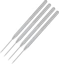 4 Pcs Needle Tools for Clay Polymer Pottery Clay Sculpting Tools Stainless Steel Pottery Tool Carving Modeling Tool for Ceramic Polymer Clays Sculpting, Texturing, Modeling