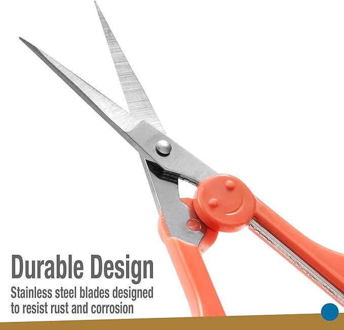 Beaditive High Precision Detail Scissors Set (2-Pc) Sharp, Fine Tips | Paper Cutting, Scrapbooking, Sewing, Crafting | Stainless Steel | Protective Cover (Mid Century)