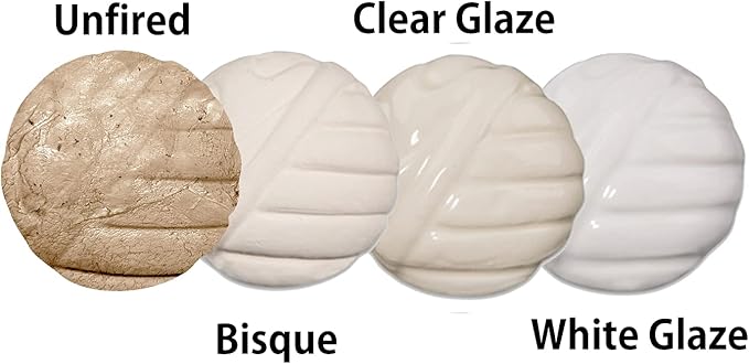 Old Potters Low Fire Pottery Clay White, 10 lbs (Cones 06-04) Made in USA Modeling Clay for Wheel Throwing and Hand Building, Pottery and Sculpting, Beginners, and Advanced