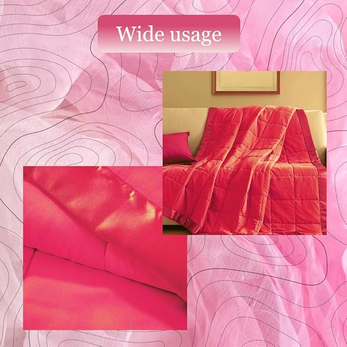 Bright Pink Satin Blanket Binding 2 Inch x 4 3/4 Yards Single Fold Tape for Quilt Edging Pink Smooth Finish Easy to Sew On Durable Trim Material Ideal for Blanket Crafts DIY Projects Sewing