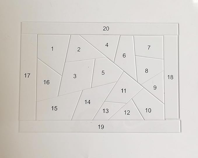 HONEYSEW Patchwork Quilting Template Handmade DIY Sewing Quilt Tool Coffee Table Mat Templates