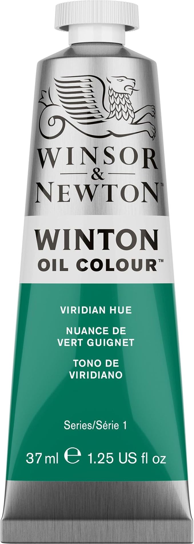 Winsor & Newton Winton Oil Color, 37ml (1.25-oz) Tube, Viridian Hue