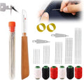 37PCS Needle and Thread kit, Needles Thread Hand Repair Tools, Portable Steel Sewing Needles Kit for Beginners & Daily Use