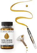 Liquid Gold Leaf Paint - Alcohol Based Fast Drying Rich Gold Liquid Leaf, 3.38 fl oz (100 ml)