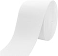 White Knit Elastic Band for Sewing 3 inch 5 Yards Double-Side Twill Woven Elastic Heavy Stretch Elastic Spool for Clothes Pants Waistband, Wigs, Skirts, Craft DIY Projects