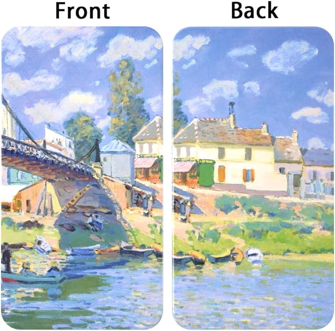 Portable Watercolor Tins Paint Palette with 40Pcs Empty Half Pans and Magnetic Squares, Small Travel Metal Paint Box with Acrylics Painting Art Drawing. Bridge