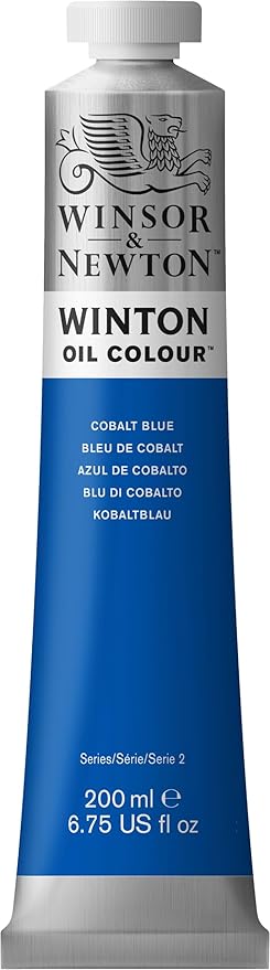 Winsor & Newton Winton Oil Color, 200ml (6.75-oz) Tube, Cobalt Blue