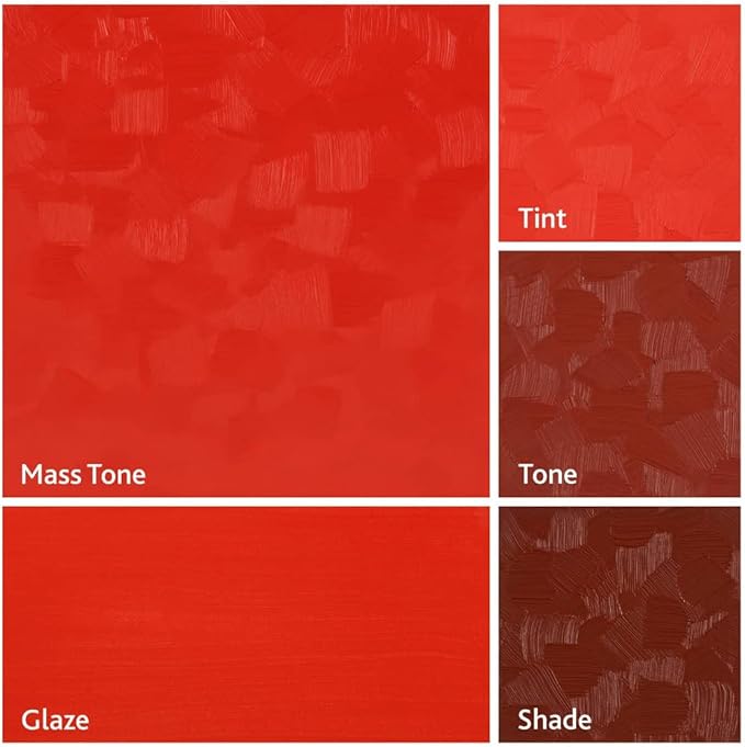 Tusc & Pine Artist Oil Paint - Cadmium Red Light, 40 ml, Non-Yellowing, Rich & Creamy Consistency, Maximum Pigment Load, Small Batch Milled Oil Paints Made in the USA for Professional Artists