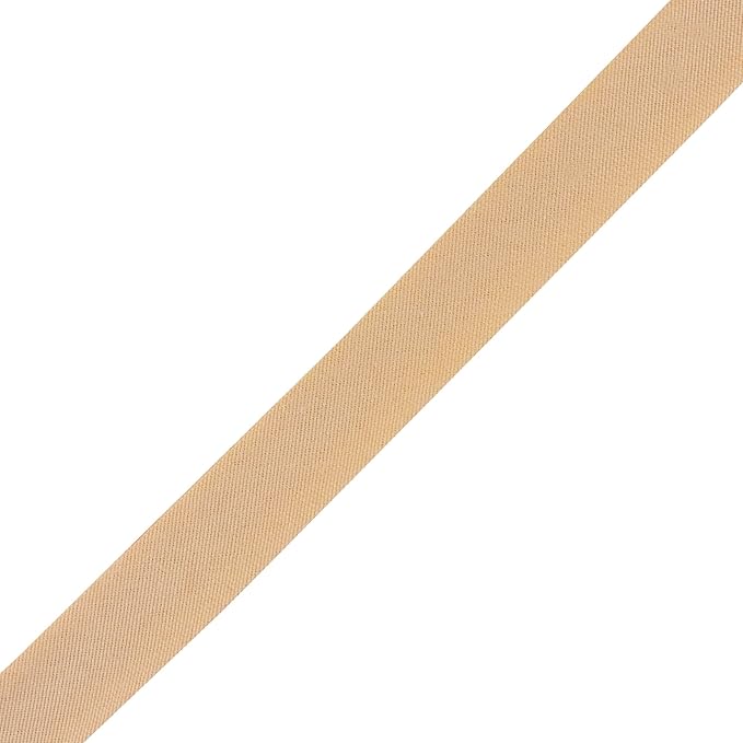Mandala Crafts 55 Yards 1/2 Inch Khaki Double Fold Bias Tape for Sewing - Bias Binding Tape for Quilting Binding, Hemming, Seam, and Fabric Piping