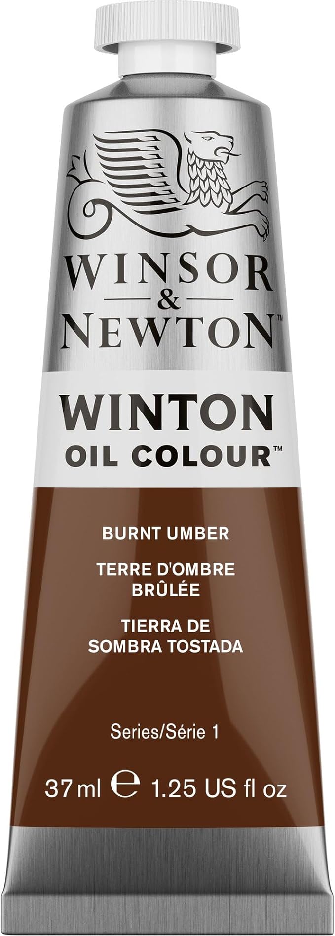 Winsor & Newton Winton Oil Color, 37ml (1.25-oz) Tube, Burnt Umber
