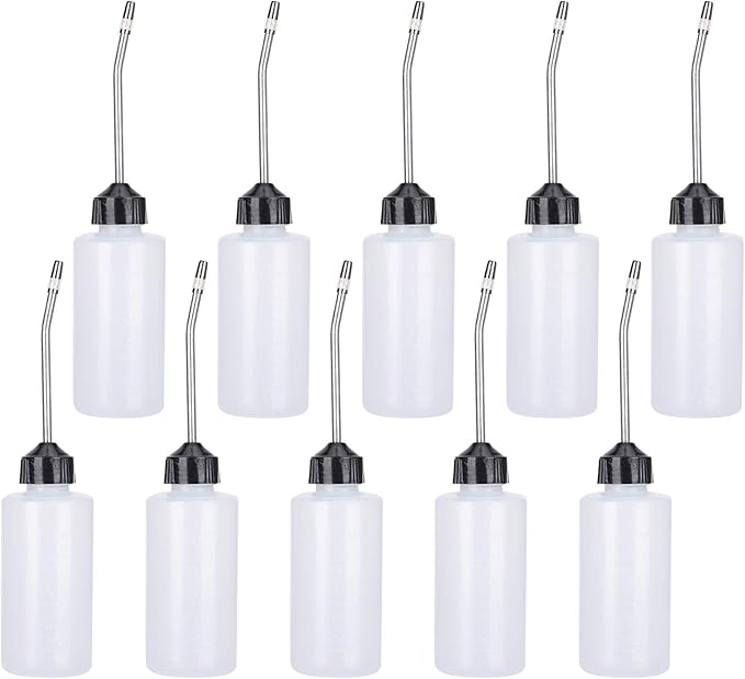 10pcs 120ml Sewing Machine Oiler,Sewing Machine Oiler Oil Dispenser Oil Dispenser with Long Angled Spout, Extended Spout oil Bottle for Machine Shops Maintenance Industry