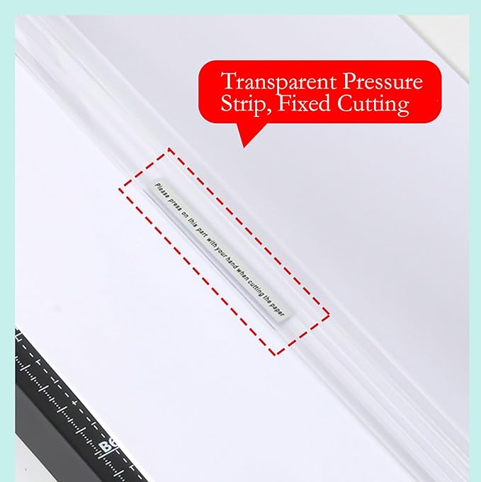 A4 Heavy Duty Paper Cutter, 15.6 in x 8.8 in 8 Sheets Capacity Paper Trimmer for Coupon, Label, Cardstock, and Scrapbooking Craft for Office and Home (Black)