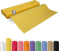24" x 1200" (100 ft) Yellow Kraft Paper Roll, Pack of 2 - USA-Made Quality Craft Paper for Gift Wrapping, Kids' Arts & Crafts, School Projects - 100% Recycled, 50 lb Natural Material by IDL Packaging
