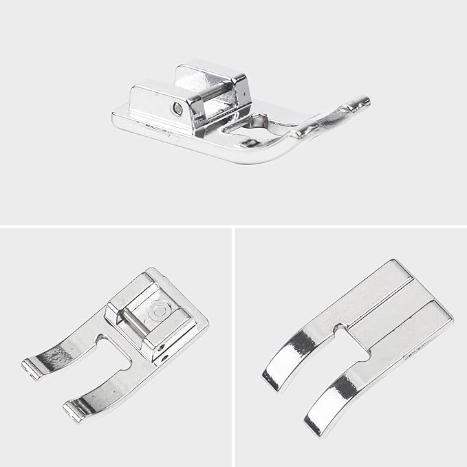 Snap On Open Toe Foot Appliqué Sewing Machine Foot - Fit for Most Singer, Brother, Babylock, Household Low Shank Sewing Machine