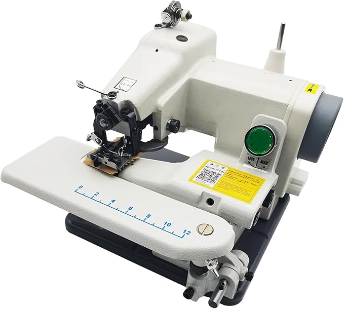 Portable Blindstitch Sewing Machin, 110V 120W Household Sewing Machine Desktop Blind Stitching Machine Direct Drive Sewing Machine Perfect for Professional & Home Use