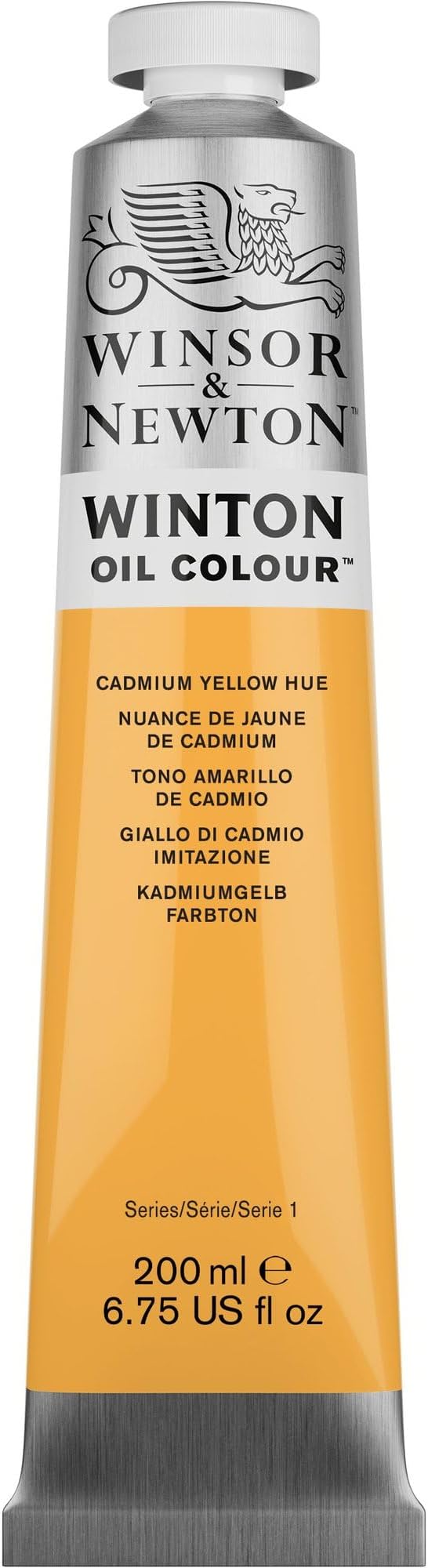 Winsor & Newton Winton Oil Color, 200ml (6.75-oz) Tube, Cadmium Yellow Hue