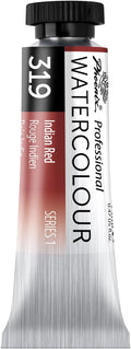 PHOENIX Professional Watercolor Paint Single Tube - 0.47 Fl Oz / 14ml - Indian Red