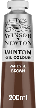 Winsor & Newton Winton Oil Color, 200ml (6.75-oz) Tube, Vandyke Brown