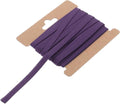 MECCANIXITY 1/4 Inch Double Fold Bias Tape Continuous Bulk Cotton Bias Tape for Sewing Seaming Quilting Hemming Binding Crafts (Dark Purple 6 Yards)