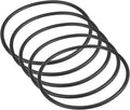 Kozelo 5Pcs Universal Sewing Machine Motor Stretchable Belt - [ 15"(377mm) Perimeter x 3/16" (5mm) Thick]for Household Sewing Machines Accessories Use, Black